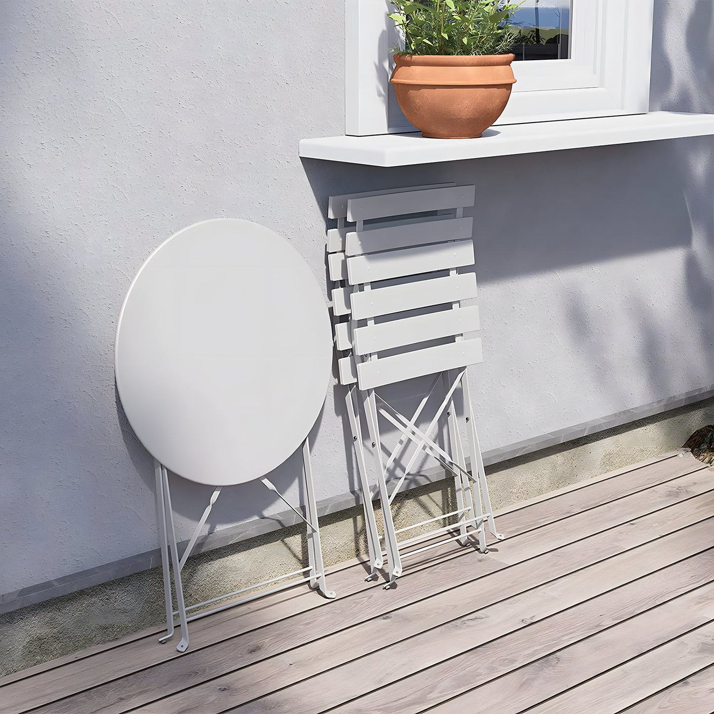 3-Piece Outdoor Folding Bistro Set