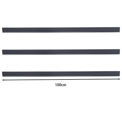 Garden Screening Strips PVC Fence Clamp Rails Double Side Privacy Panel Roll Fixing Clips