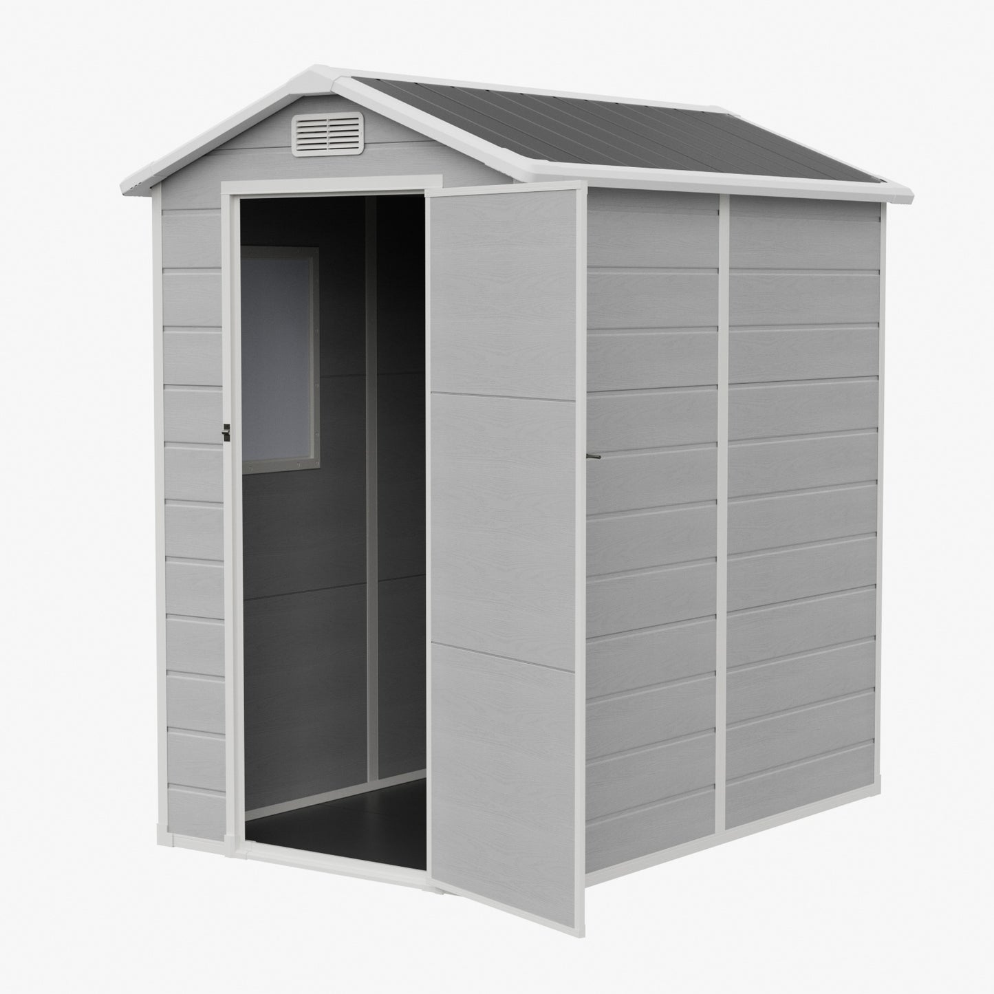 4x6 FT Outdoor Garden Plastic Storage Shed