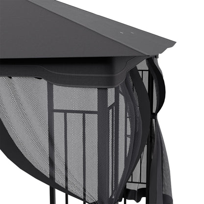 Waterproof Retractable Iron Pergola Canopy Tent and Mesh Screens