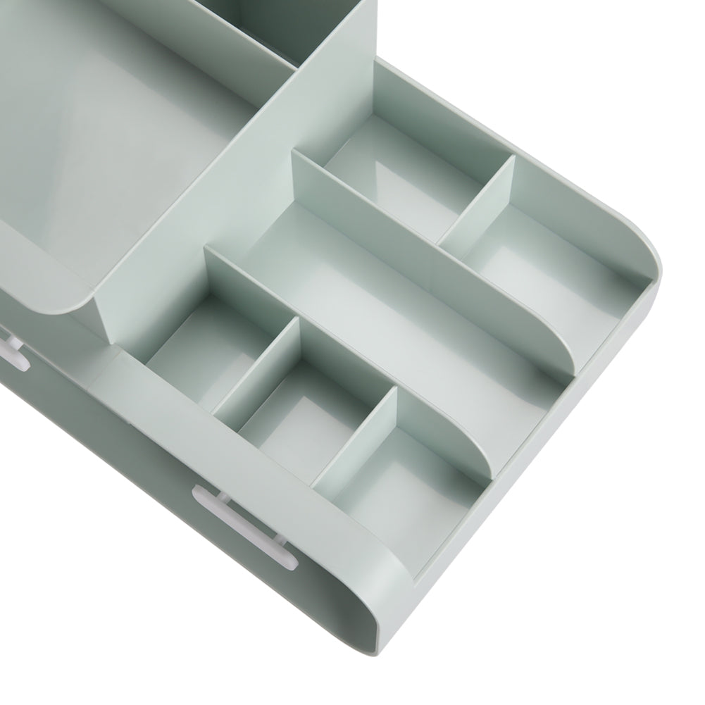 Multifunctional Plastic Desk Organizer with Drawers