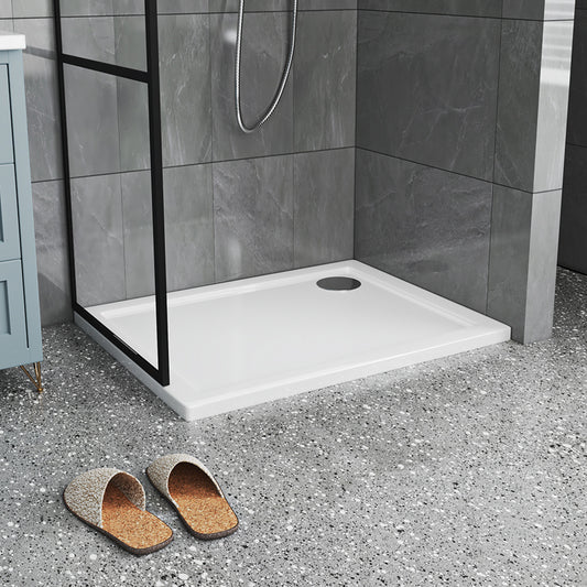 900x700mm Rectangular Shower Tray White