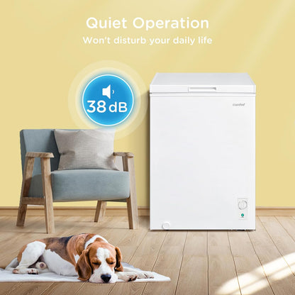 99L Freestanding Chest Freezer for Bulk Food Storage