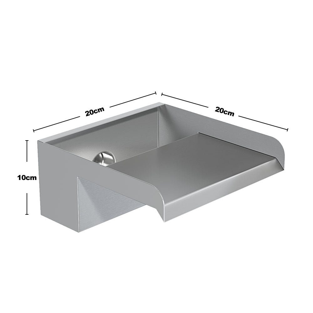 20cm D Back Entry Stainless Steel Water Blade