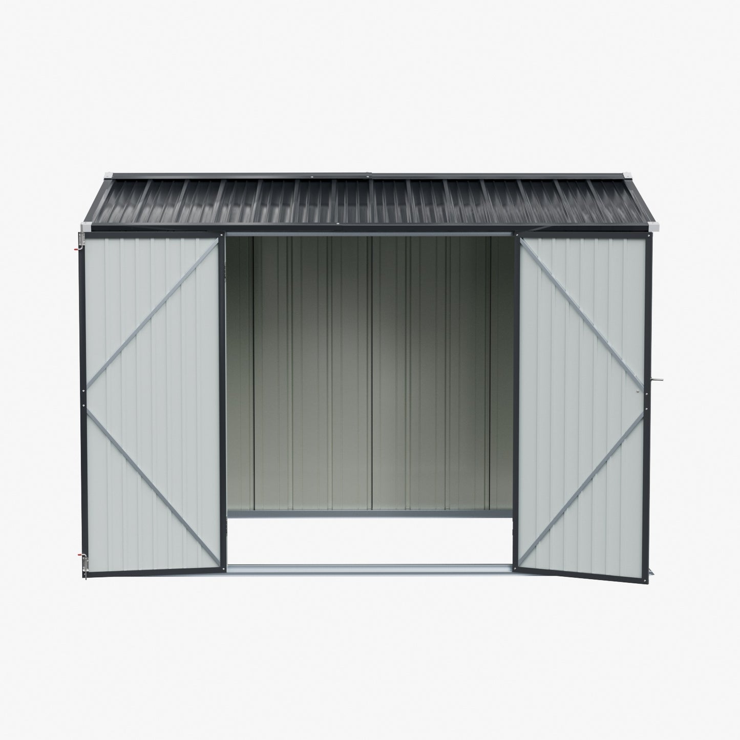 10x7 FT Large Metal Garden Tool Storage Shed