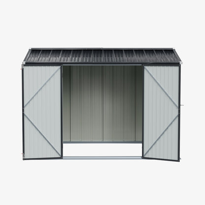 10x7 FT Large Metal Garden Tool Storage Shed
