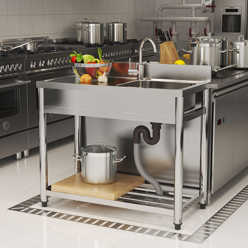 Stainless Steel One Compartment Commercial Sink