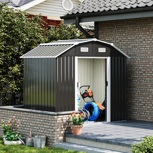 Large Galvanized Steel Acrylic Storage Shed