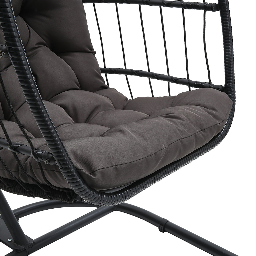 Outdoor Hanging Egg-Shaped Chair