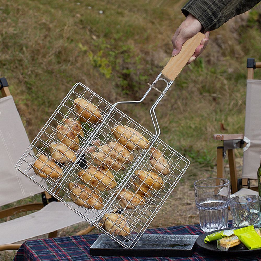 Portable Outdoor Camping BBQ Grill Basket