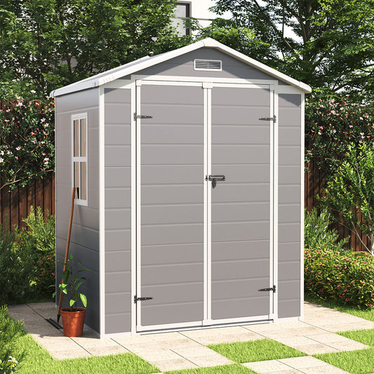 181CM Wide Plastic Garden Storage Shed