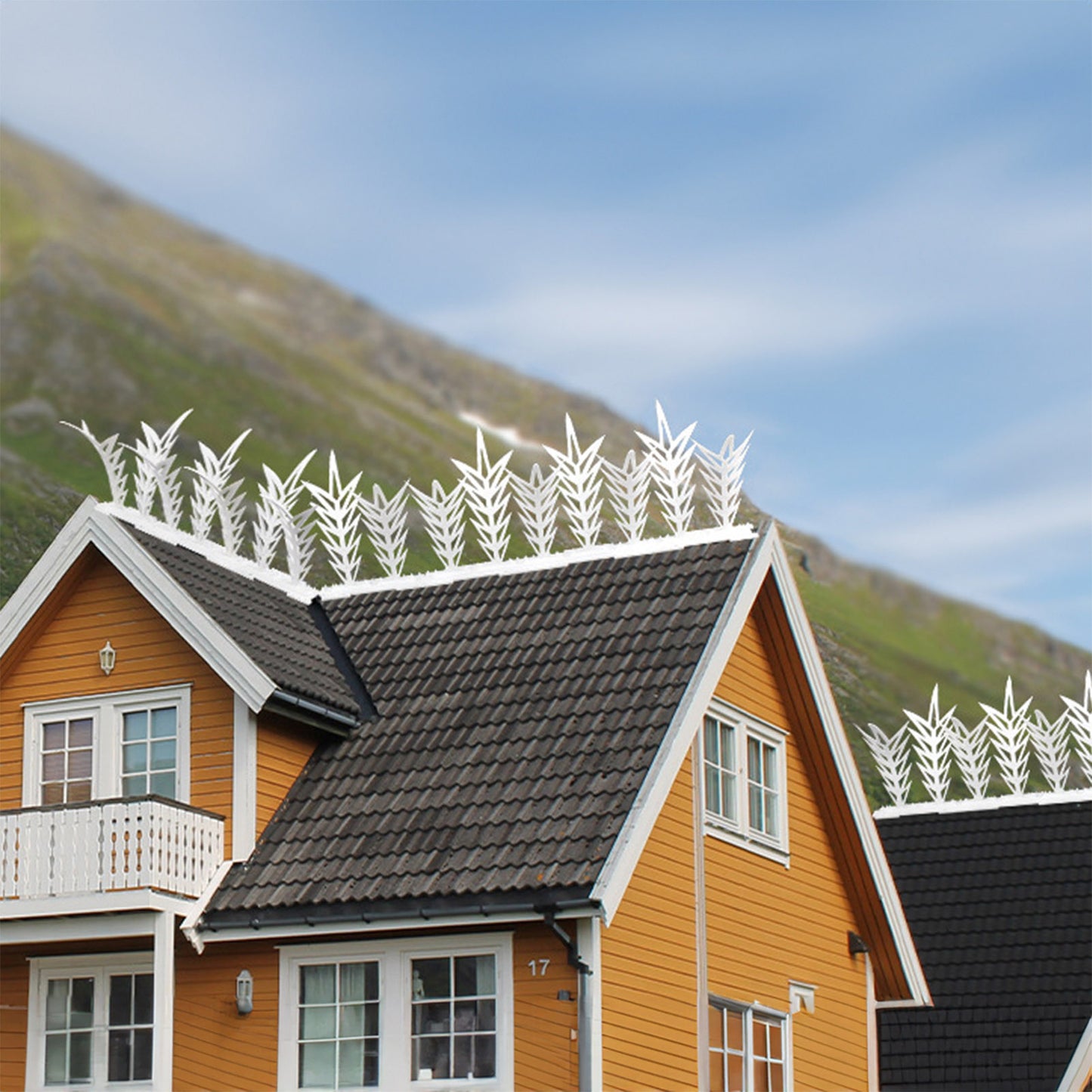 6 Pack Plastic Bird Spikes Deterrent Fence