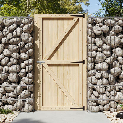 83cm Wide Wooden Garden Fence Panels 180cm High