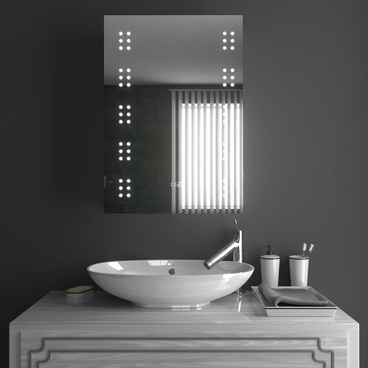 Wall Mount LED Mirror Cabinet with Demister Pad for Bathroom