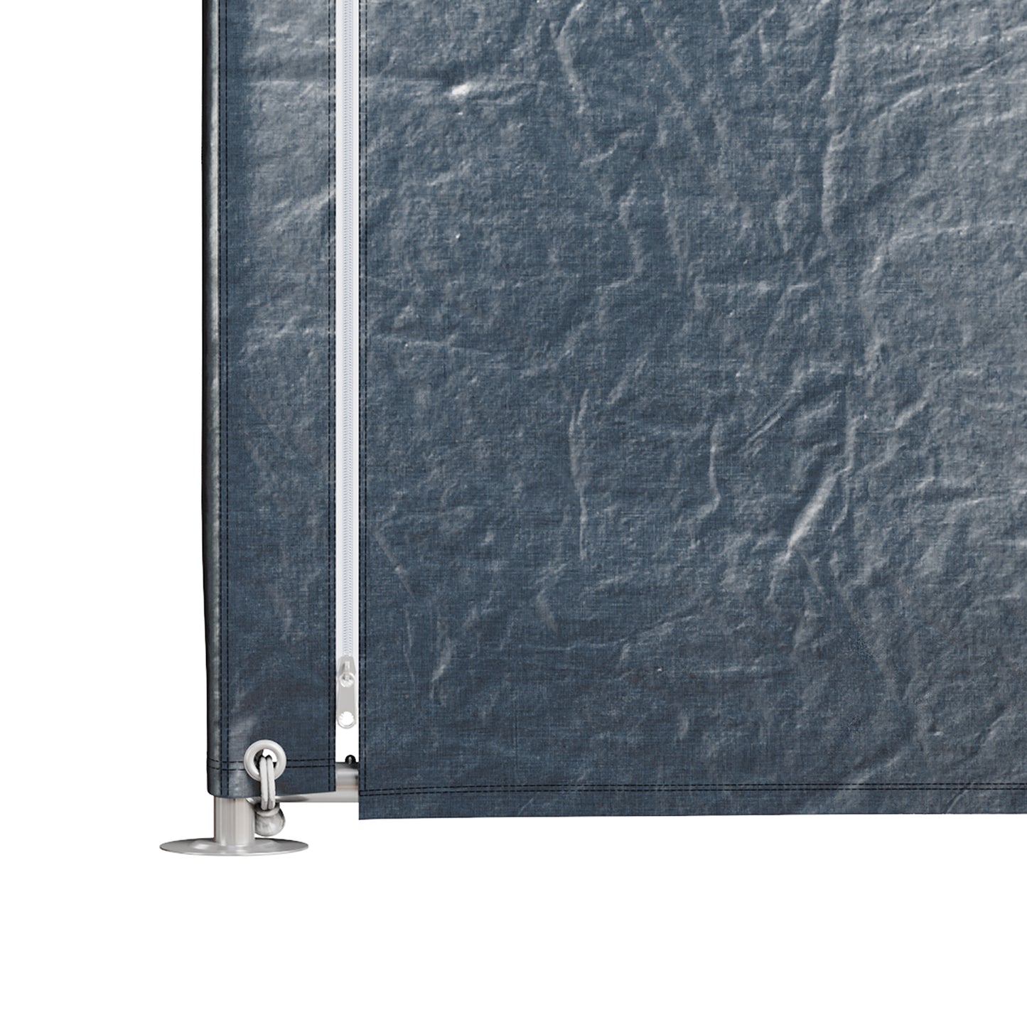 Outdoor Garden Storage Shelter with Roll-Up Zipper Door