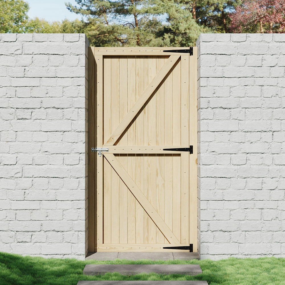 83cm Wide Wooden Garden Fence Panels 180cm High