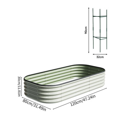Galvanized Steel Raised Garden Bed