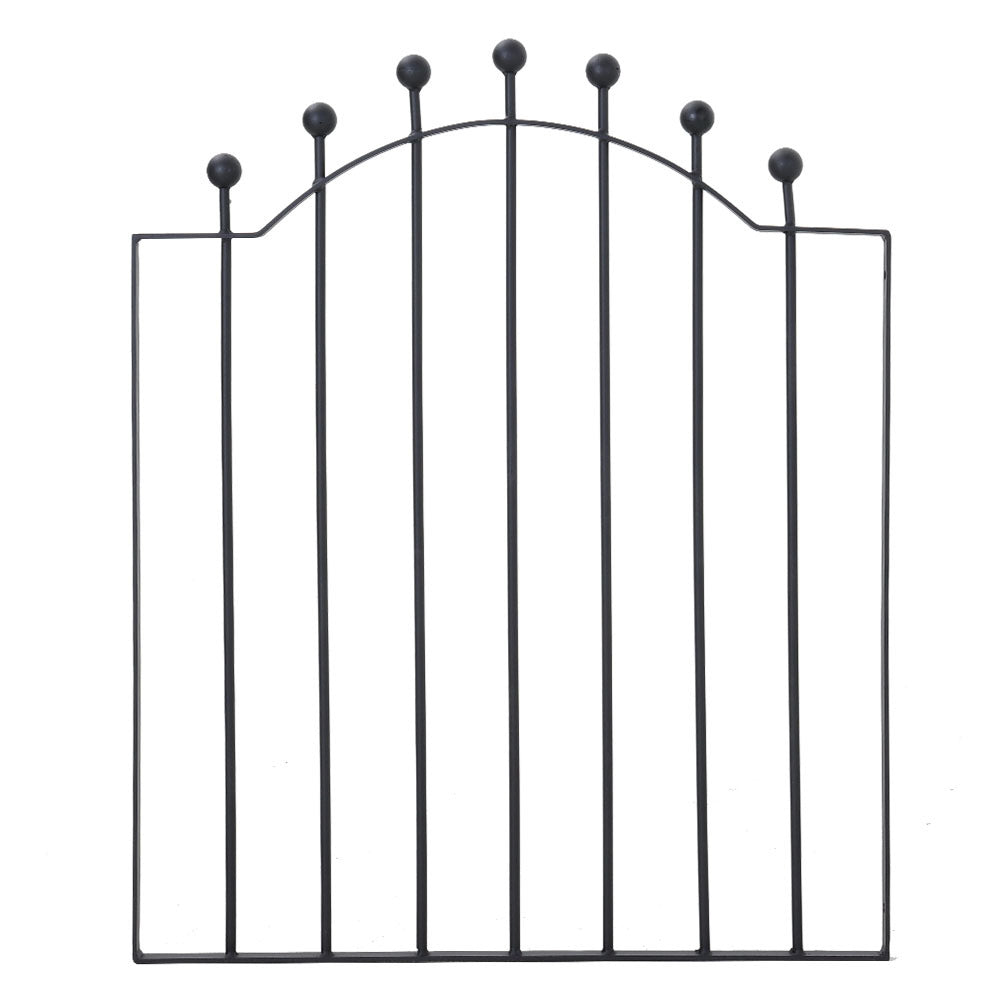 Black Wrought Iron Garden Gate