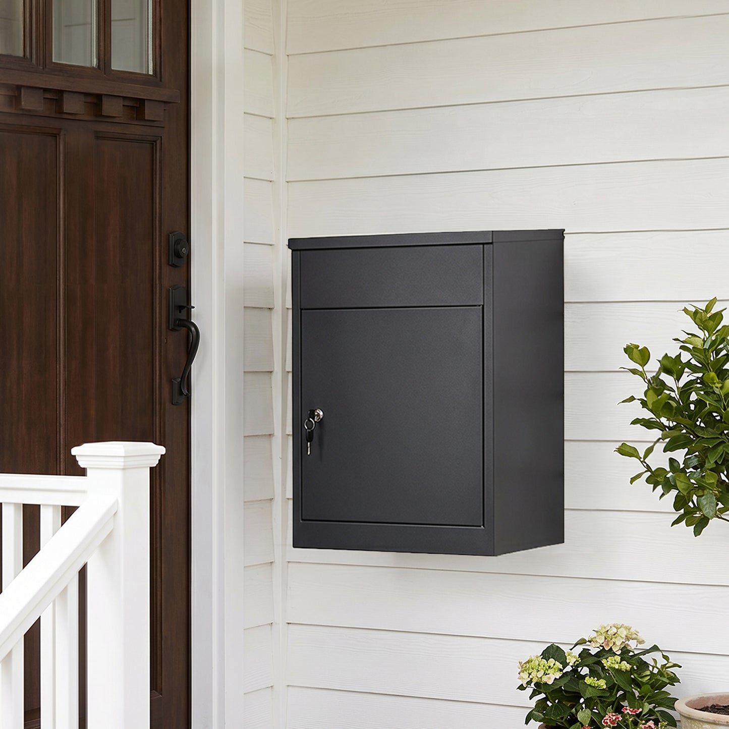 Lockable Galvanised Steel Parcel Drop Box