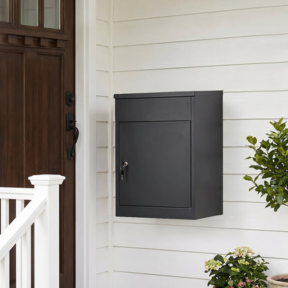 Lockable Galvanised Steel Parcel Drop Box