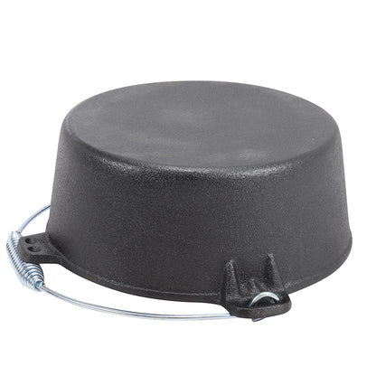 4.5L Cast Iron Camp Dutch Oven with Lid