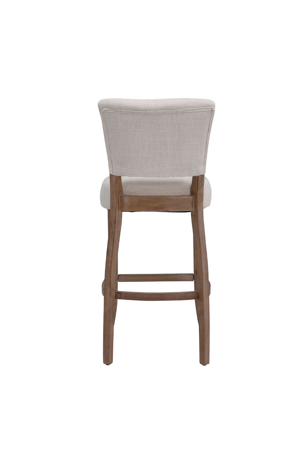 Set of 2 Linen Bar Stool Bar Height for Kitchen Island Cafe