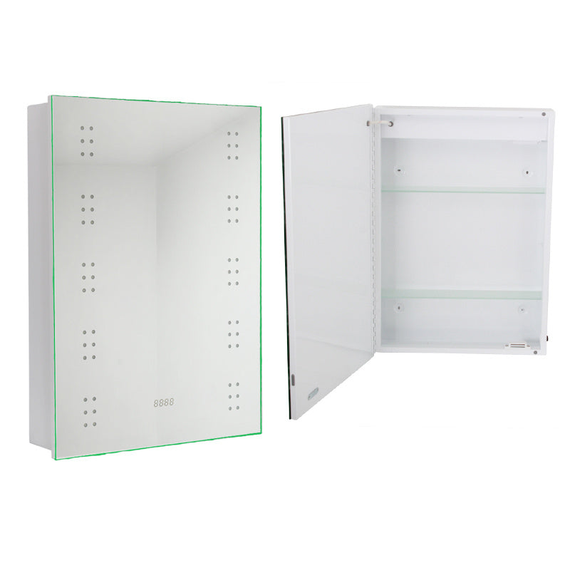 Wall Mount LED Mirror Cabinet with Demister Pad for Bathroom