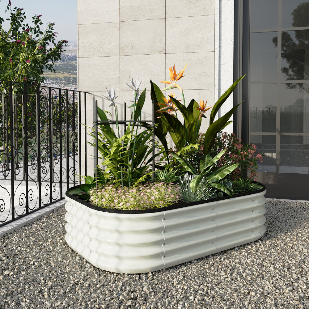 Galvanized Steel Raised Garden Bed