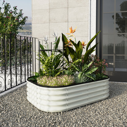Galvanized Steel Raised Garden Bed