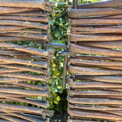 Trash Can Fence Wicker Privacy Fence