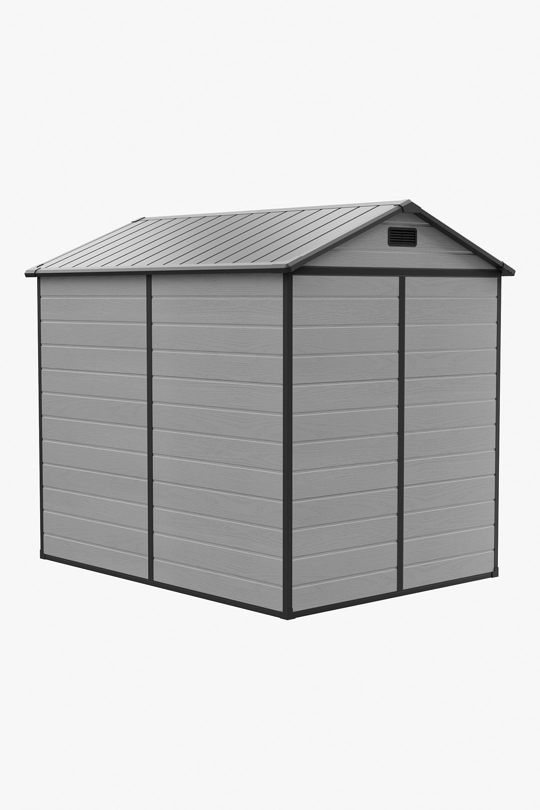 6x8 FT Plastic Outdoor Garden Storage Shed