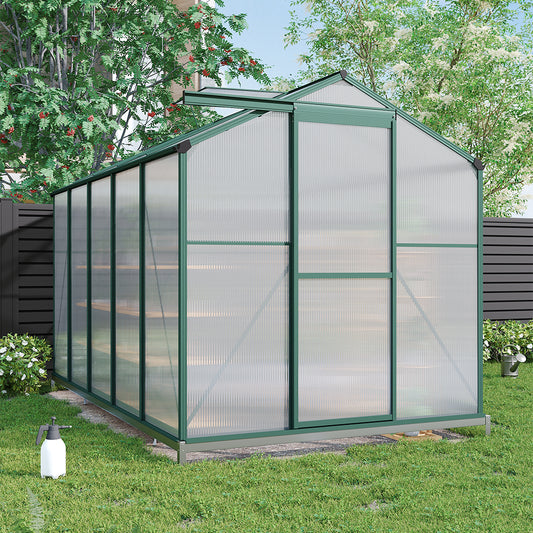 10 x 6 ft Aluminium Hobby Greenhouse with Base