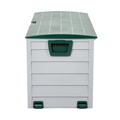 290L Green Top Outdoor Storage Box with Ventilation