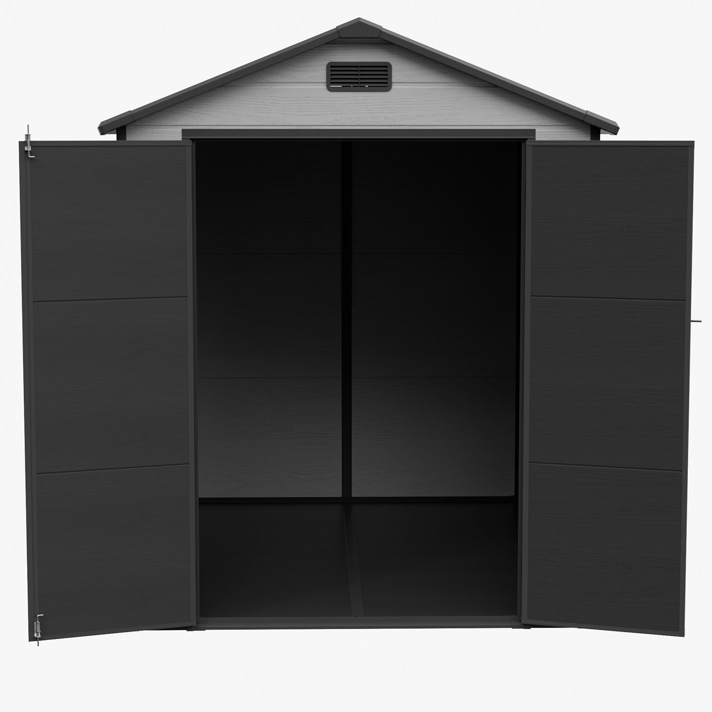 6x8 FT Plastic Outdoor Garden Storage Shed