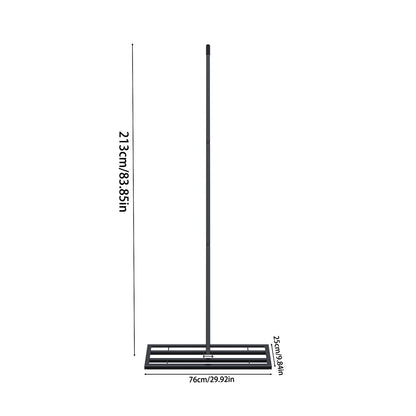 Garden Lawn Levelling Rake with Serrated Design