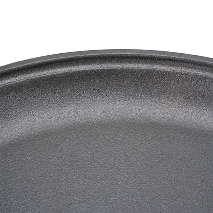 Pre-Seasoned Round Dual-Handle Cast Iron Grill Pan