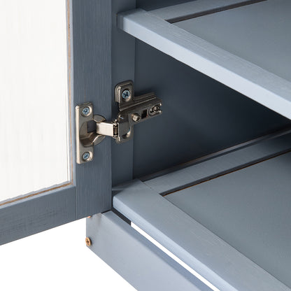 Shoe Storage Cabinet with Folding Doors
