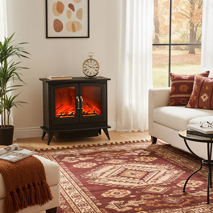Freestanding Electric Fireplace Heater