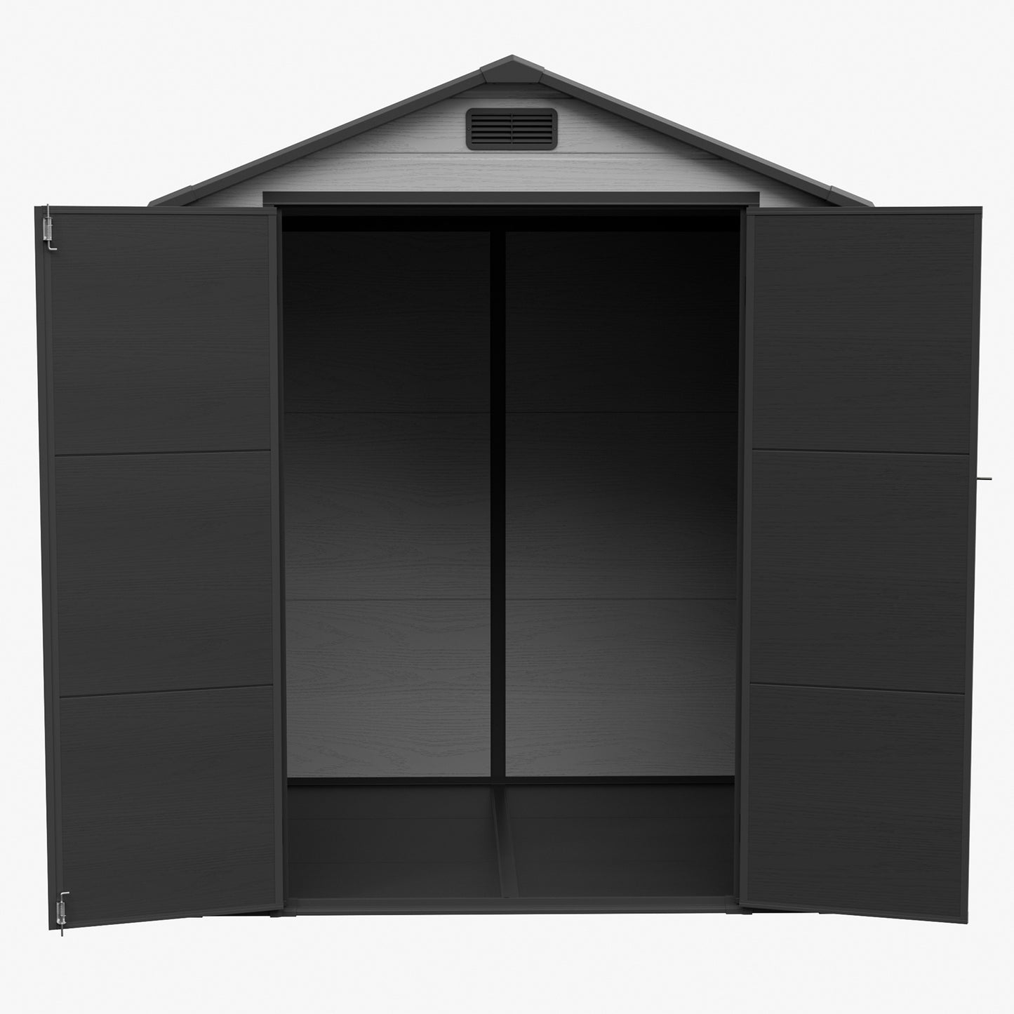 6x6 FT Outdoor Garden Plastic Storage Shed