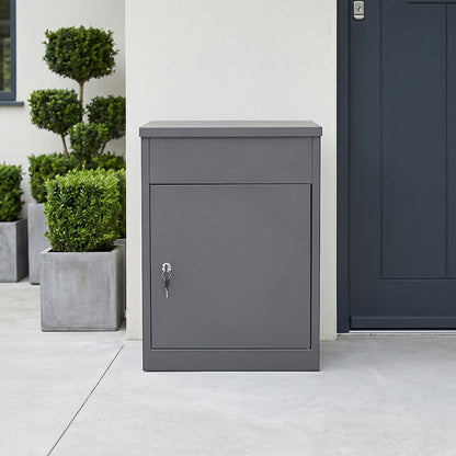 Lockable Galvanised Steel Parcel Drop Box