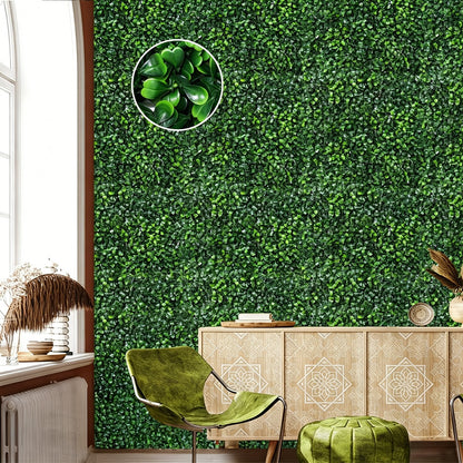 6Pcs Decorative Artificial Boxwood Panels