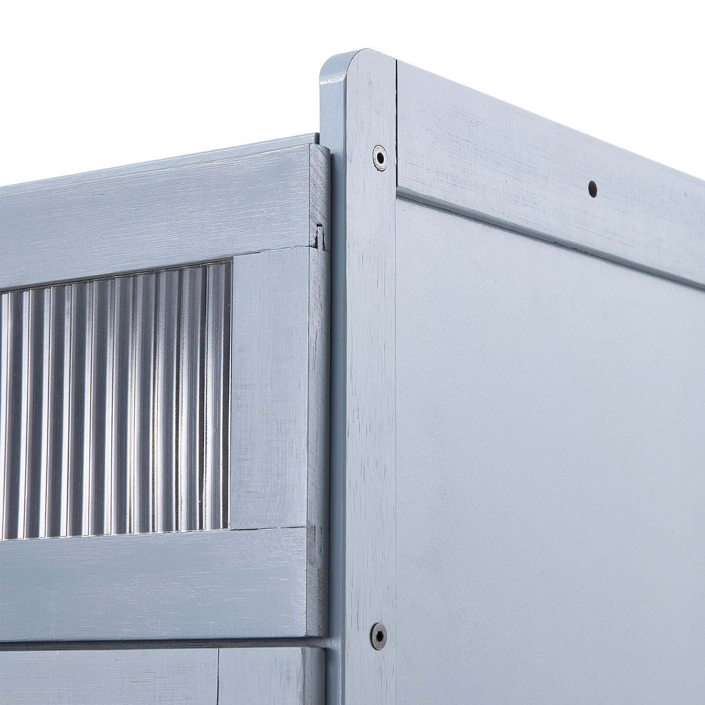 Shoe Storage Cabinet with Folding Doors