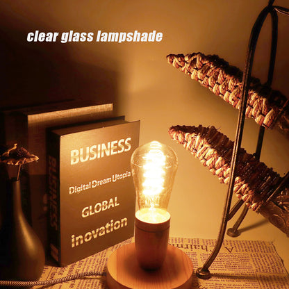 1 Piece E27 Vintage Edison LED Filament Light Bulbs - 4W/2200K Warm White
