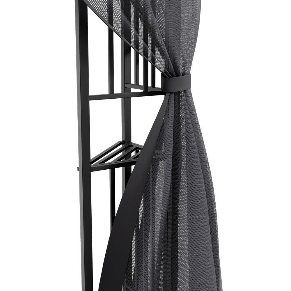 Waterproof Retractable Iron Pergola Canopy Tent and Mesh Screens