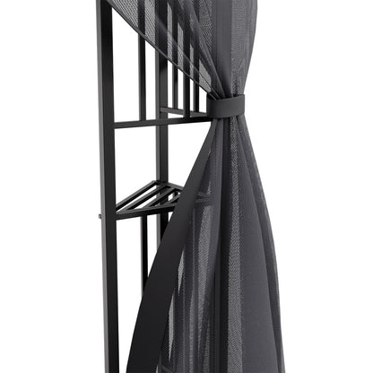 Waterproof Retractable Iron Pergola Canopy Tent and Mesh Screens