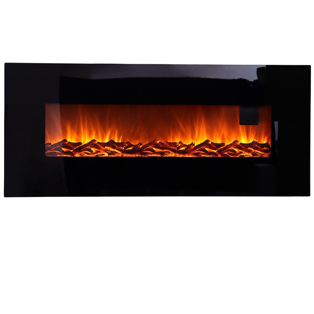 50 Inch Electric Fireplace with 2 Heat Setting and Remote Control