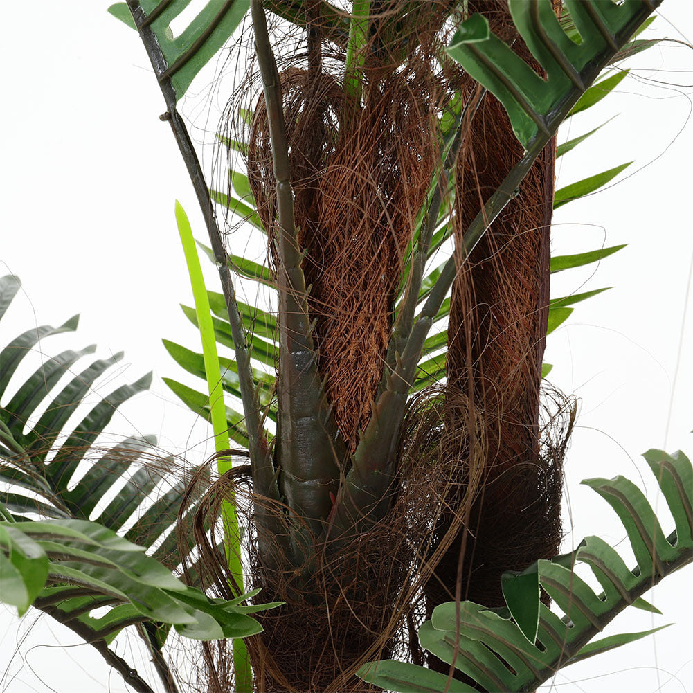 Artificial Fake Palm Tree Plants in Pot Decoration for Home Artificial Flora   