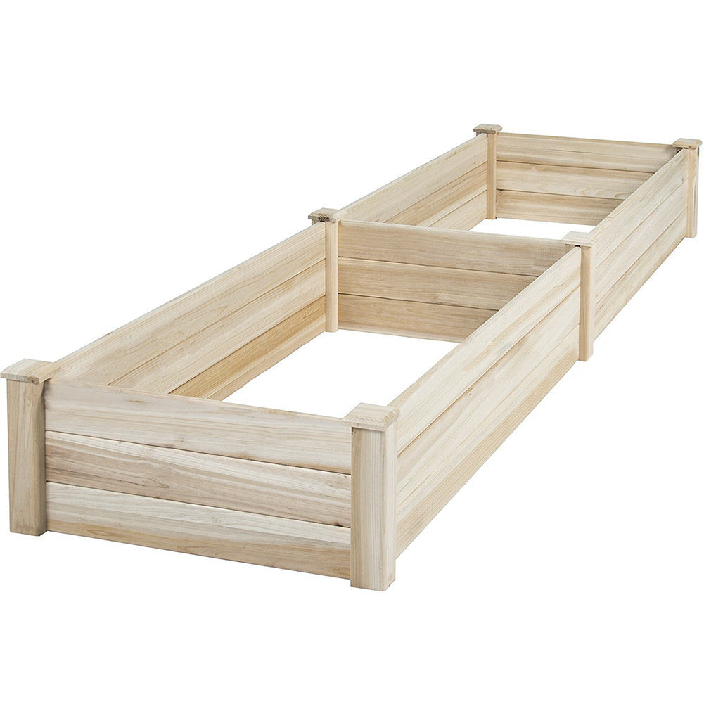 Wooden Herb Planter Raised Bed Container Garden Plant Stand Bed Gardening Tools Garden Sanctuary 