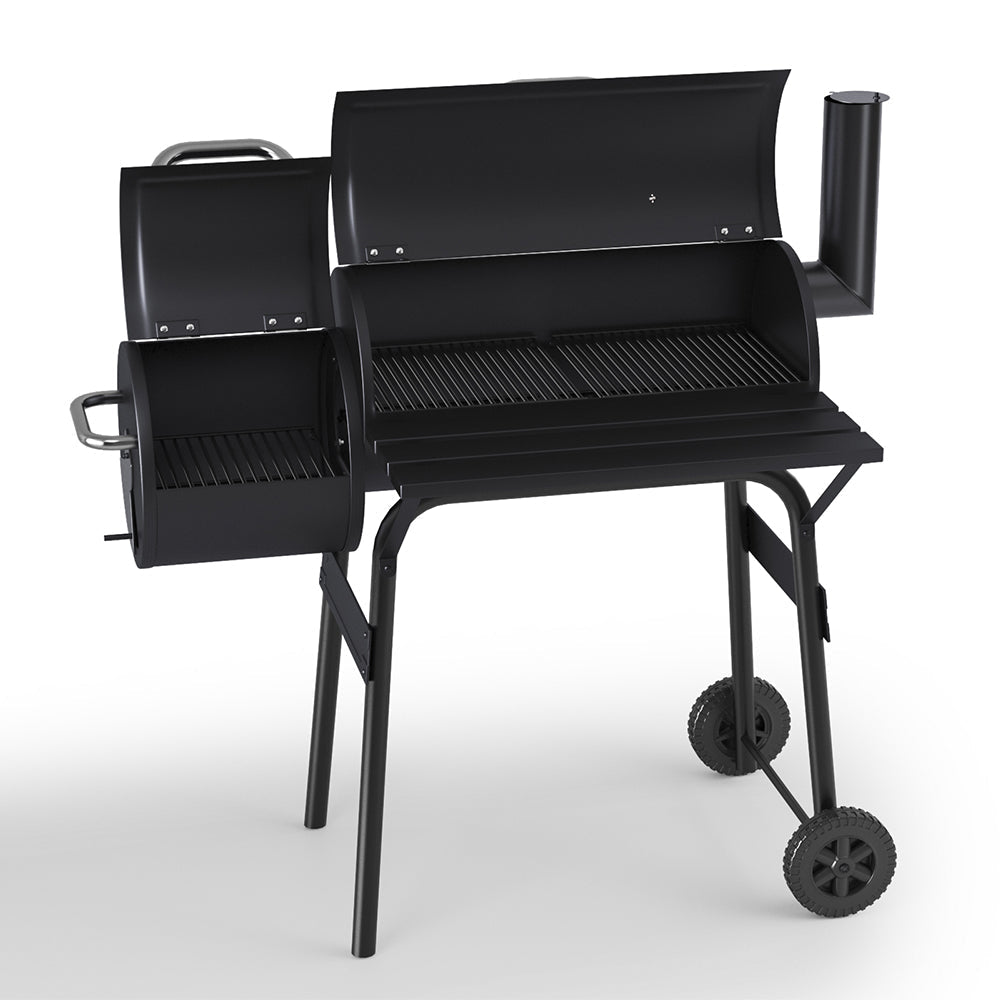 Charcoal BBQ Grill with Offset Smoker Garden BBQ Grill   