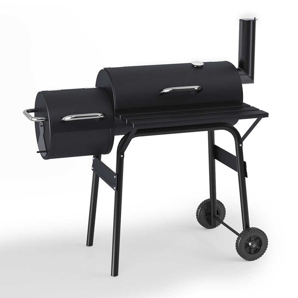 Charcoal BBQ Grill with Offset Smoker Garden BBQ Grill   